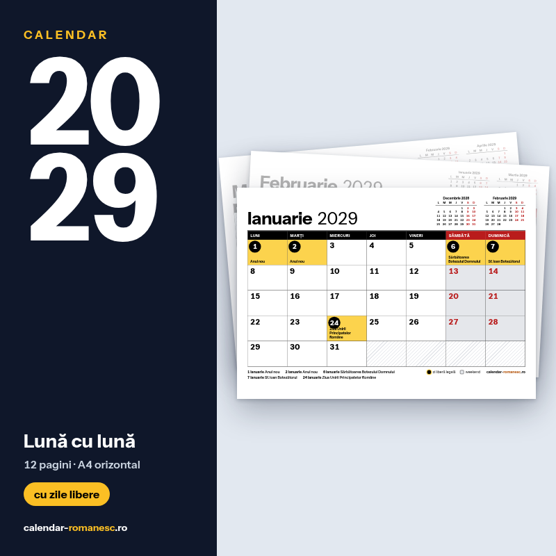 Lună cu lună 2029 - previzualizare