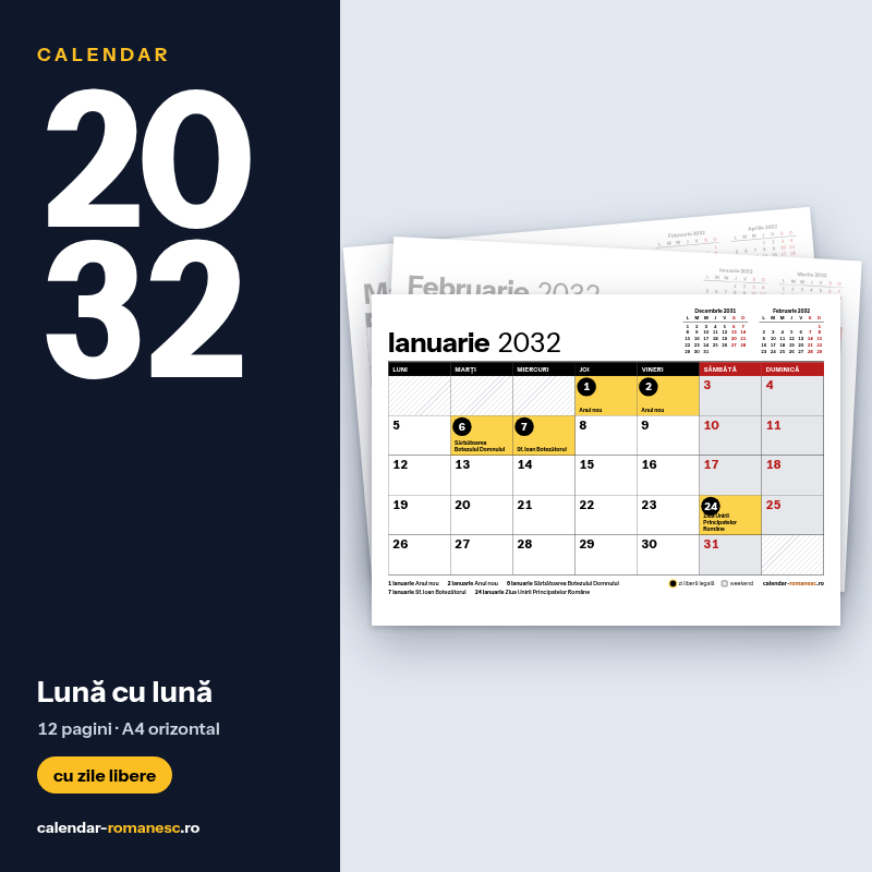 Lună cu lună 2032 - previzualizare